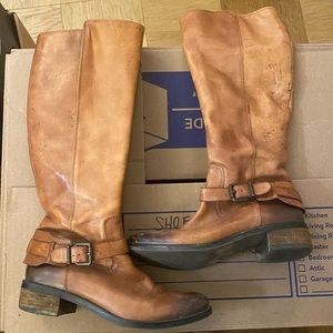Vince Camuto Ombré Boots with Buckle - Size 6